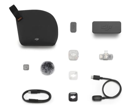 Mikrofon DJI Mic Mini 2S (1 TX + 1 Mobile RX + etui ładujące)